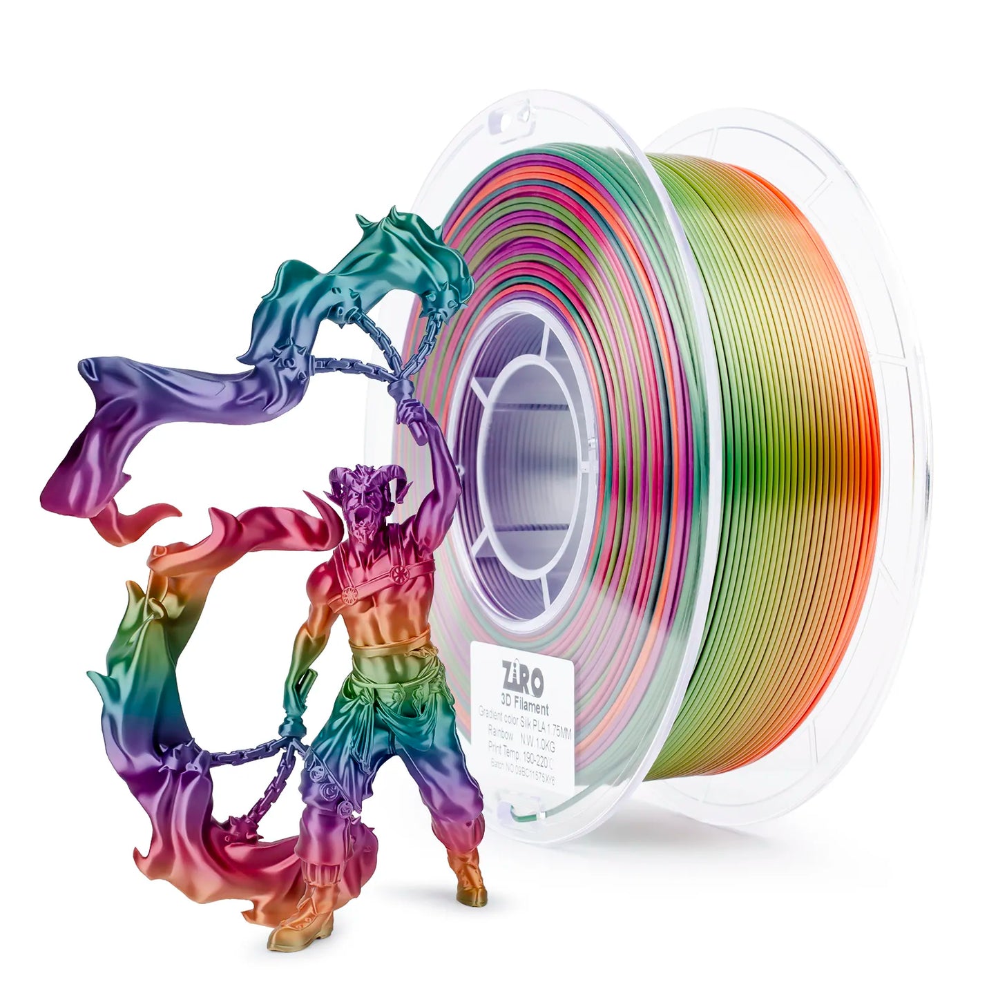 PLA Silk Gradient - Rainbow