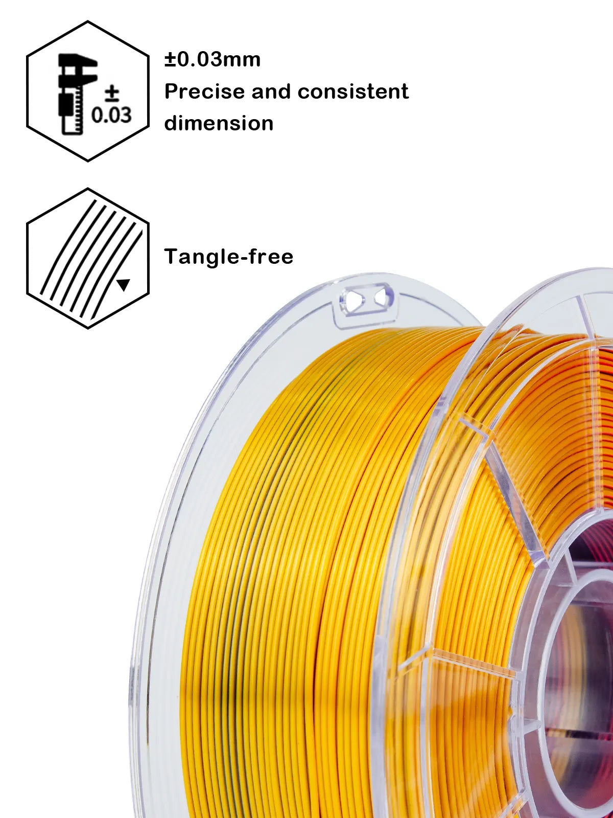 PLA Silk Dual & Tri-Color - Steampunk