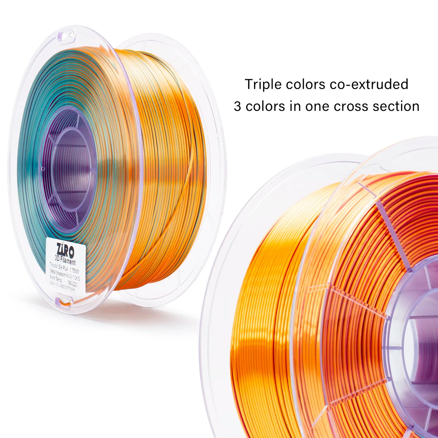 PLA Silk Dual & Tri-Color - Golden Blossom