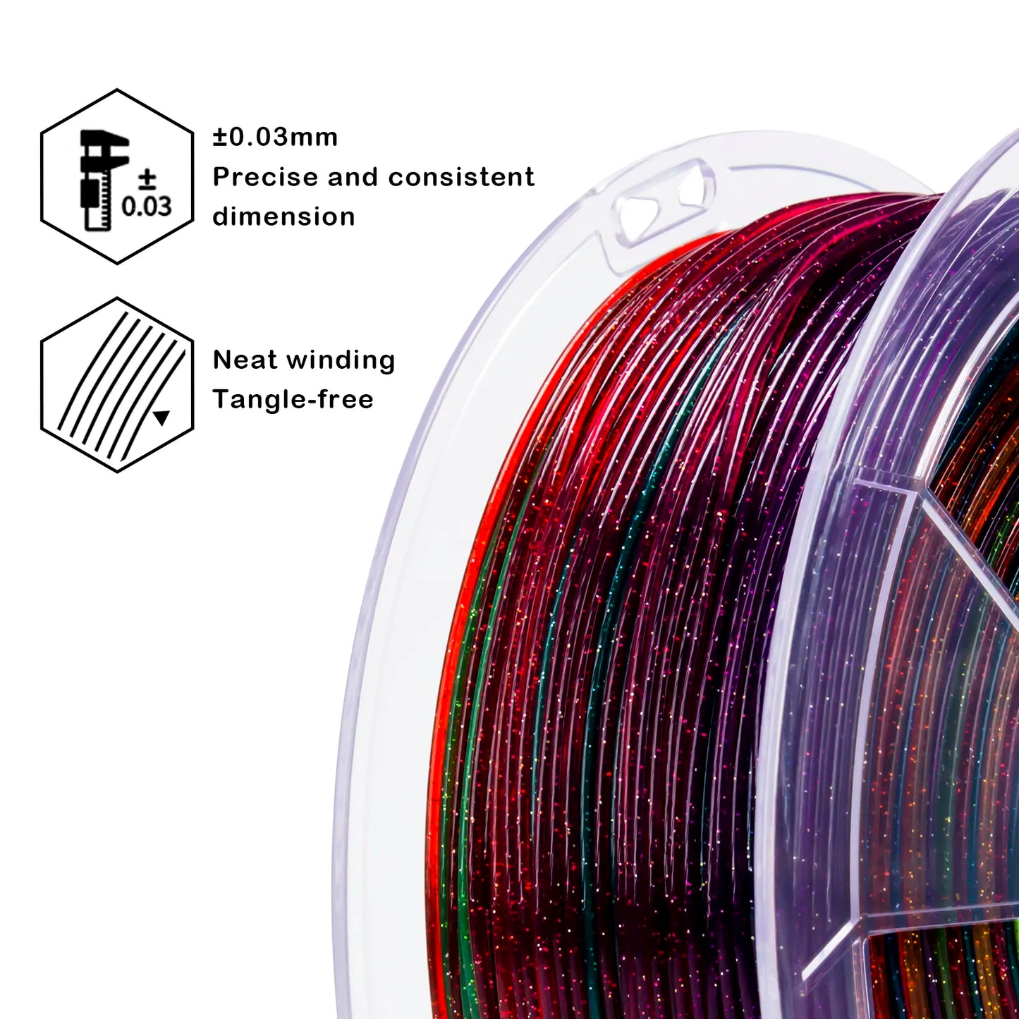 ZIRO PLA Twinkling - Chromatic Glitter