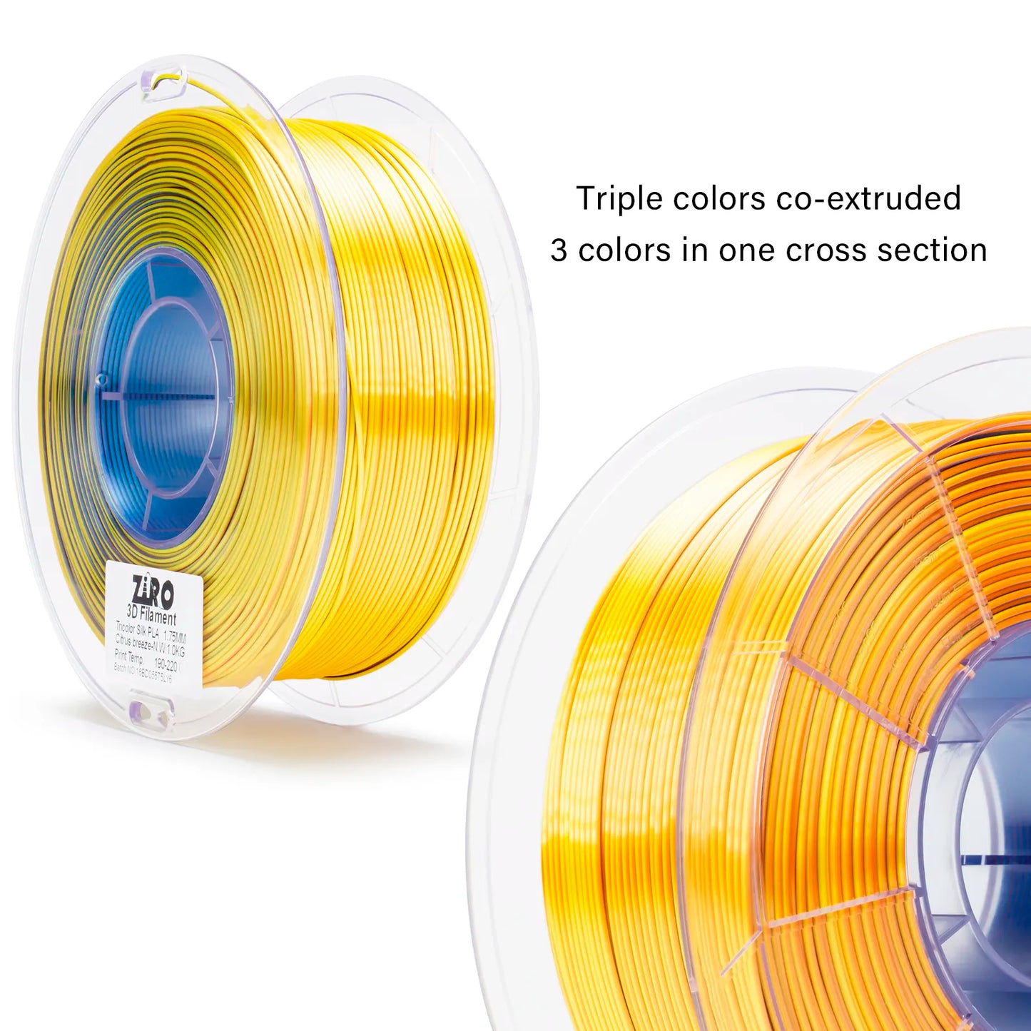 PLA Silk Dual & Tri-Color - Citrus Breeze