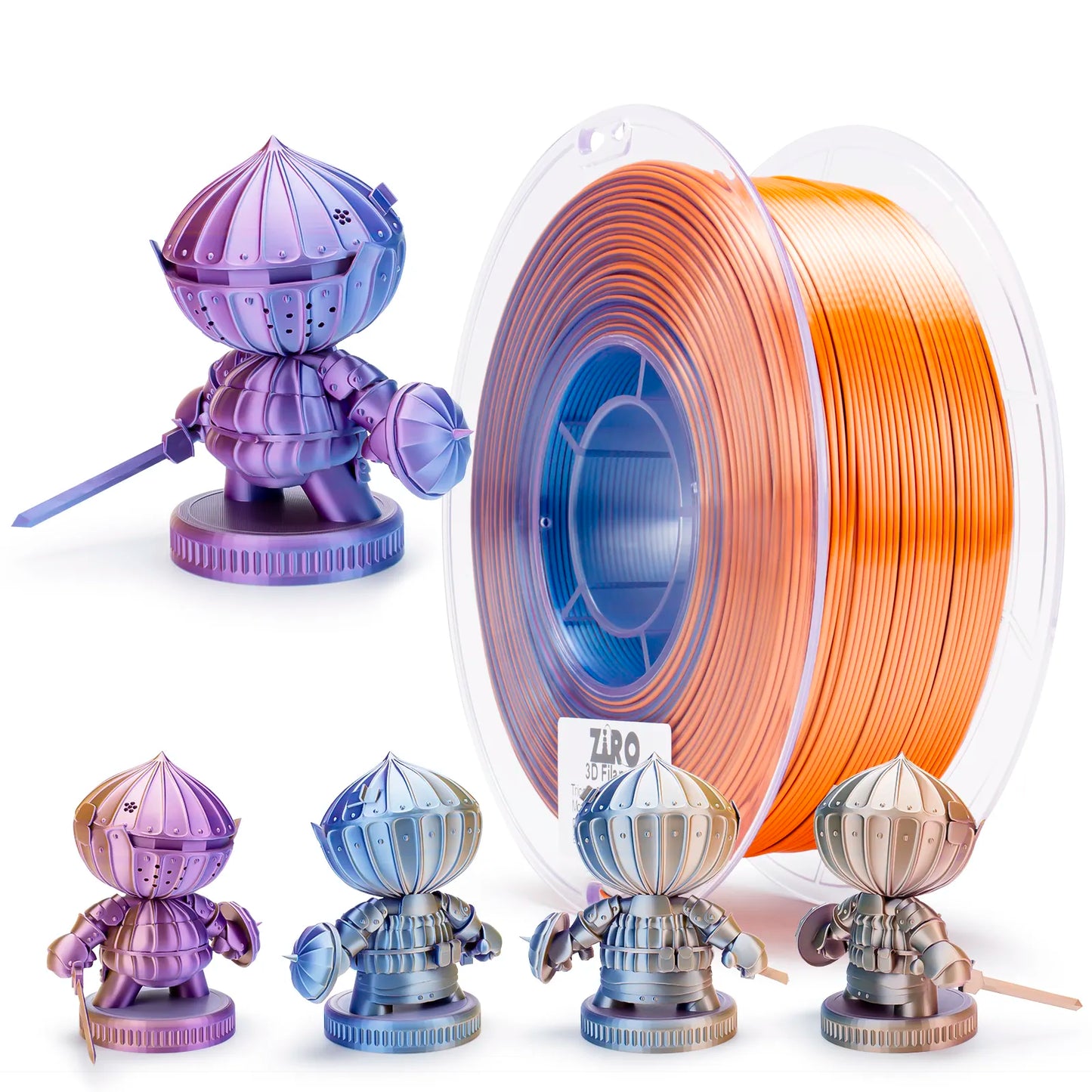PLA Silk Dual & Tri-Color - Moonlit Lake