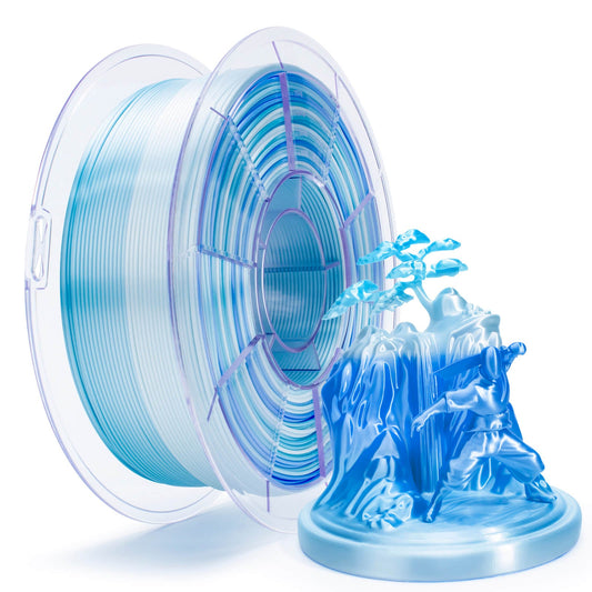 ZIRO PLA Silk Gradient - Ice Blue