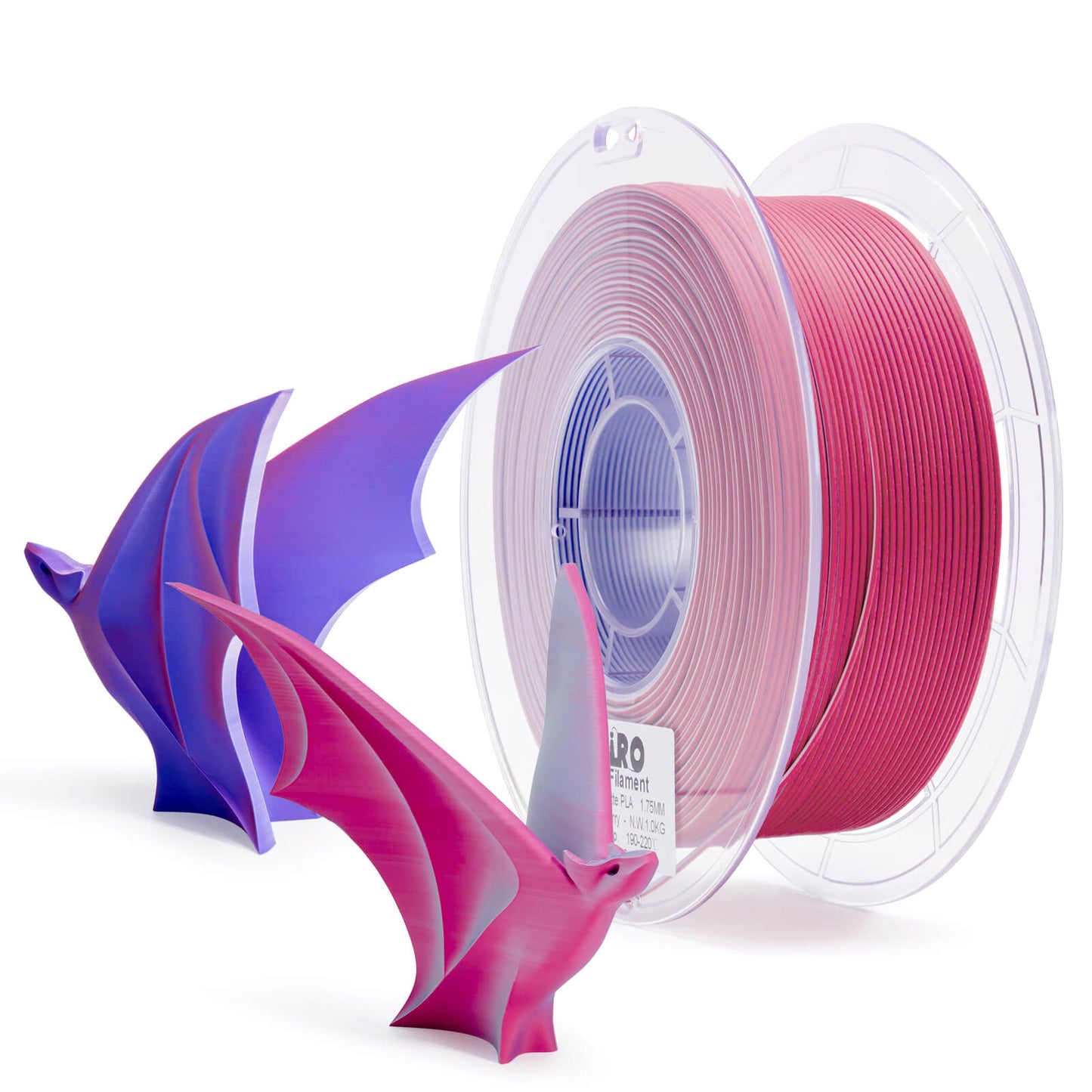 ZIRO Tri Color PLA Matte - Frosted Berry