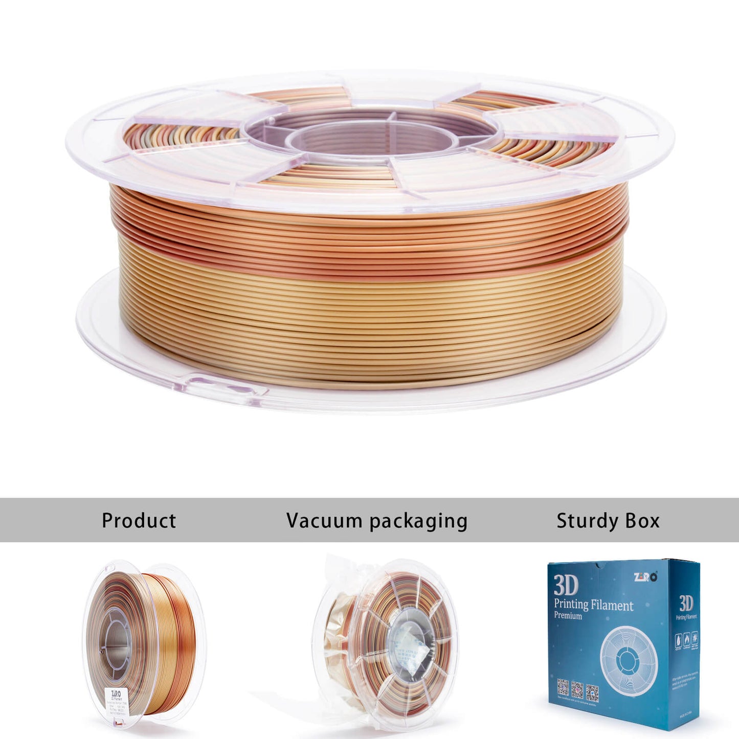 ZIRO PLA Silk Gradient - Ember