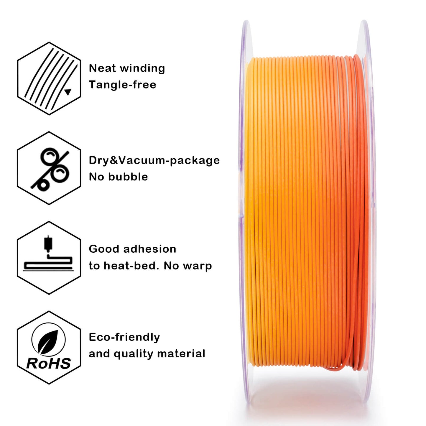 ZIRO Gradient PLA Matte - Paint splash