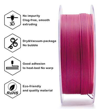 ZIRO Tri Color PLA Matte - Frosted Berry