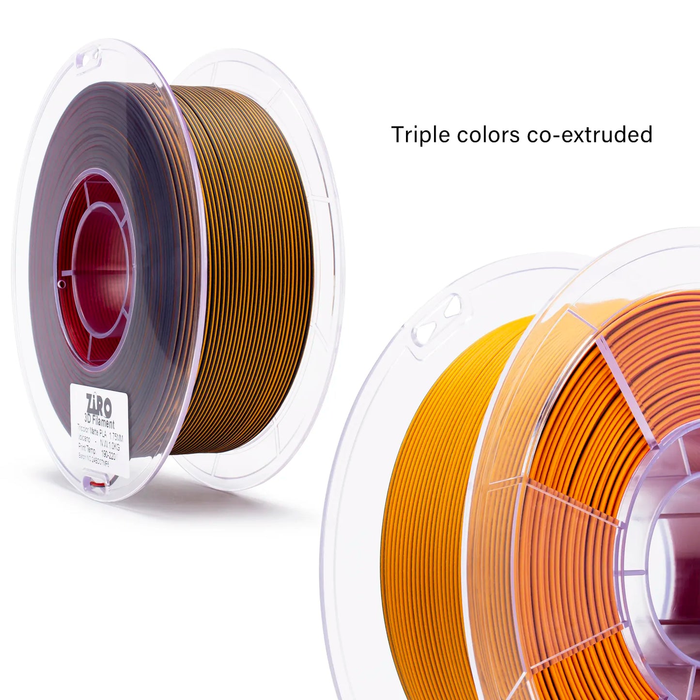ZIRO Tri Color PLA Matte - Volcano