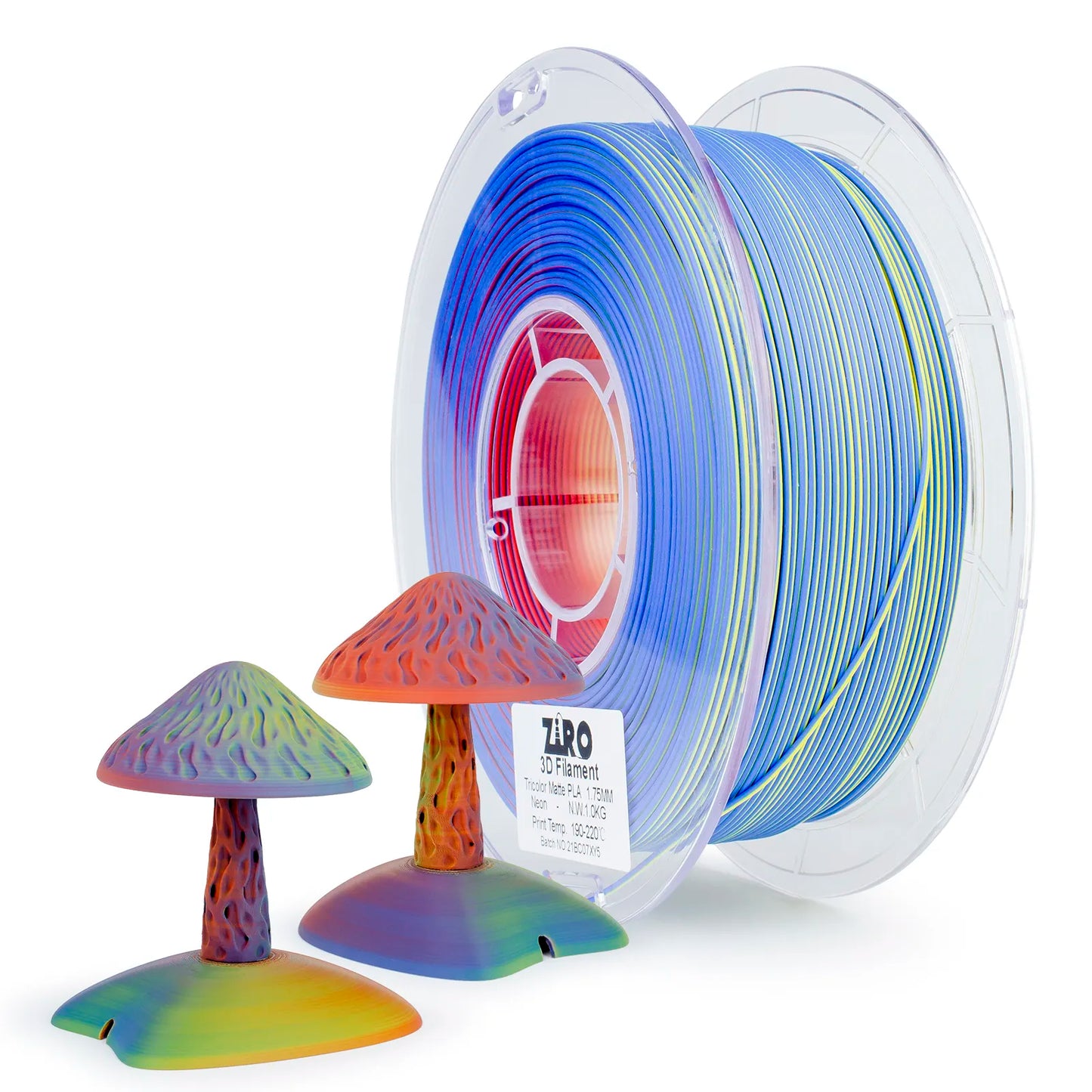 ZIRO Tri Color PLA Matte - Neon