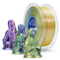 ZIRO PLA Silk Tri-Color - Green - Blue - Purple