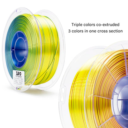 PLA Silk Dual & Tri-Color - Polar sky