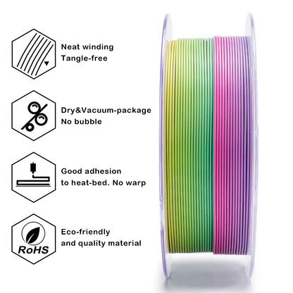 Gradient PLA Matte - Rainbow Blaze