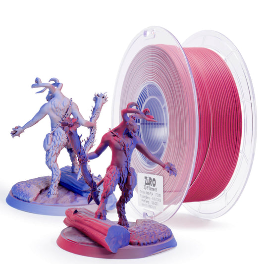 ZIRO Tri Color PLA Matte - Frosted Berry
